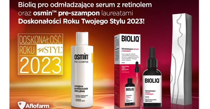 Aflofarm z dwiema statuetkami Doskonałości Roku Twojego Stylu 2023 Aflofarm z dwiema statuetkami Doskonałości Roku Twojego Stylu 2023