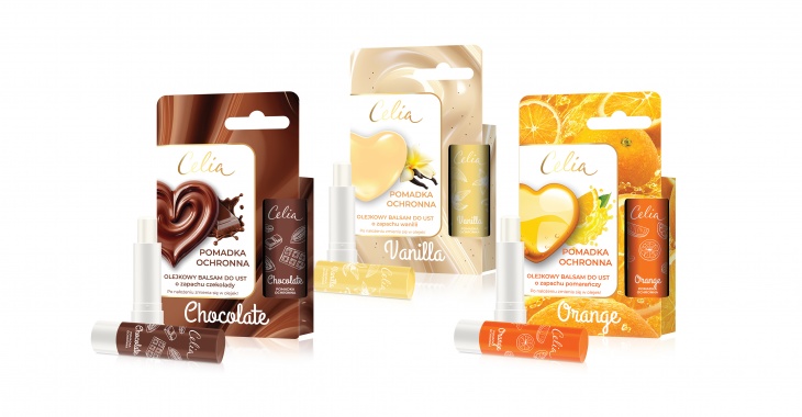 Aromatyczne olejkowe balsamy do ust od Celia Aromatyczne olejkowe balsamy do ust od Celia
