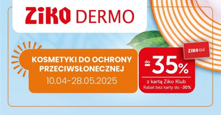 Pielęgnuj skórę i korzystaj ze słońca bez obaw dzięki ofercie słonecznej w Ziko Dermo Pielęgnuj skórę i korzystaj ze słońca bez obaw dzięki ofercie słonecznej w Ziko Dermo