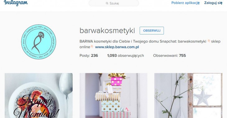Barwa na Instagramie Barwa na Instagramie