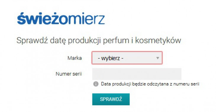 Świeżomierz sprawdzi datę produkcji perfum i kosmetyków