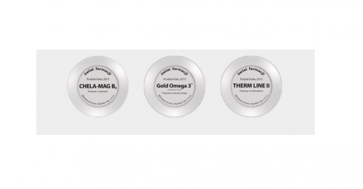 Produkt Roku 2015 dla Chela-Mag B6®, Therm Line® oraz Gold Omega 3®