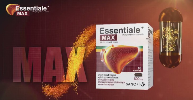 Zdecydowane wsparcie dla przeciążonej wątroby - kampania leku Essentiale® Max Zdecydowane wsparcie dla przeciążonej wątroby - kampania leku Essentiale® Max