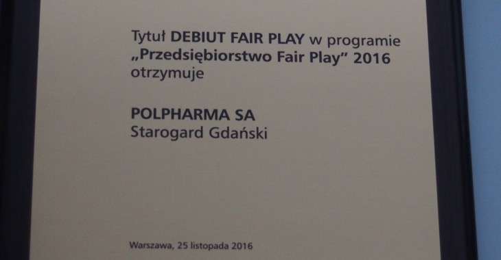 Polpharma Fair Play Polpharma Fair Play