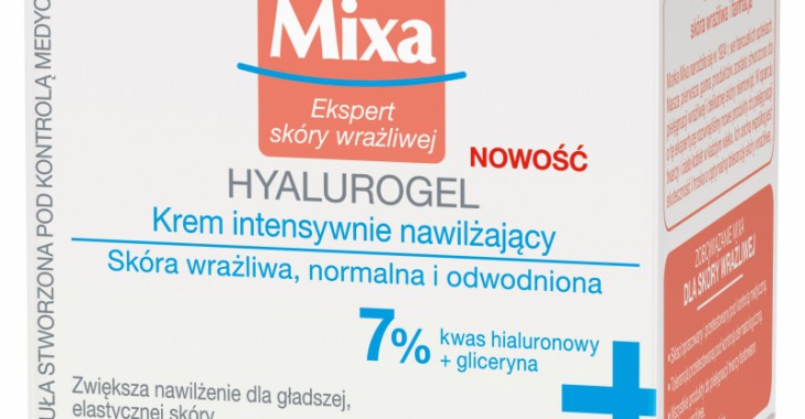 Nowości w gamie Mixa HYALUROGEL dla skóry wrażliwej Nowości w gamie Mixa HYALUROGEL dla skóry wrażliwej