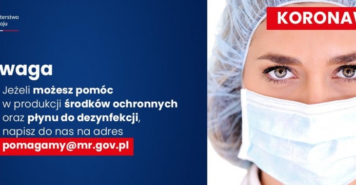 Produkcja środków ochrony osobistej Produkcja środków ochrony osobistej