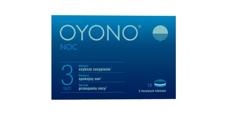 OYONO® NOC: trójfazowy preparat na zdrowy sen OYONO® NOC: trójfazowy preparat na zdrowy sen