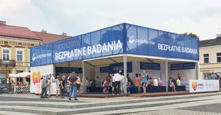 Lato z cyklem bezpłatnych badań w całej Polsce  w ramach akcji Strefa na Zdrowie Polpharmy